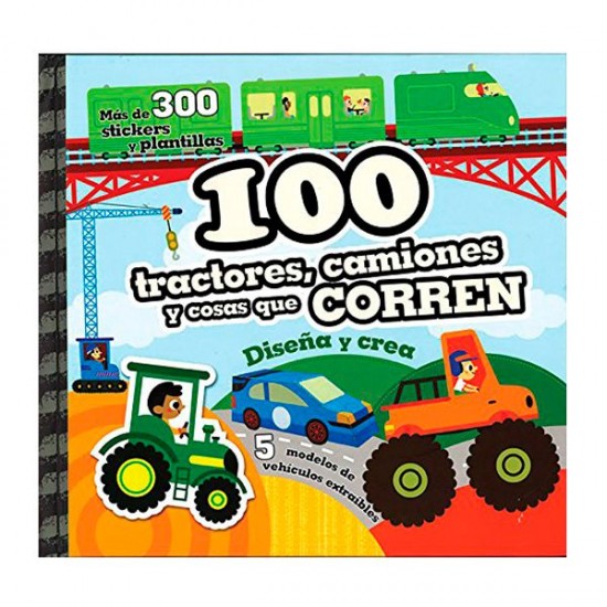 100 tractores, camiones y cosas que corren 