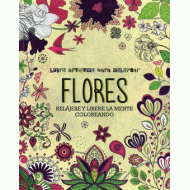 Libro artistico para colorear Flores