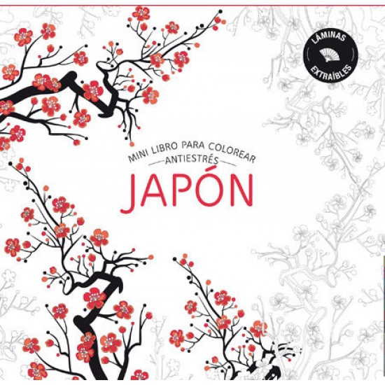 Mini libro para colorear Japón